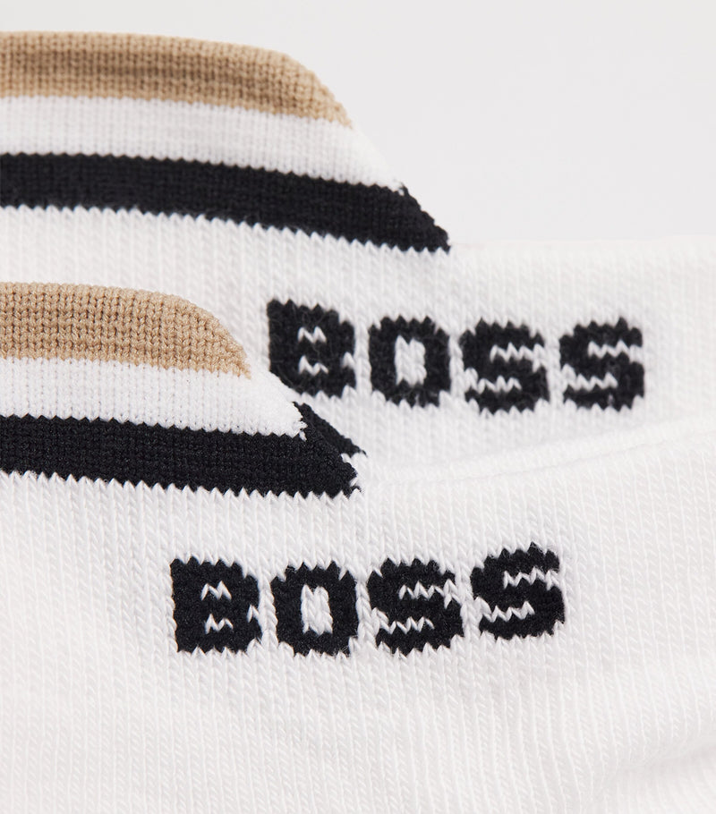BOSS logo stripe socks pack of 3, imported from the UK