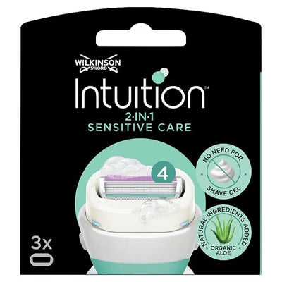Wilkinson Sword Intuition 2 i 1 Sensitive Care barberblad 3pk