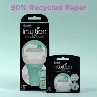 Wilkinson Sword Intuition 2 i 1 Sensitive Care barberblad 3pk
