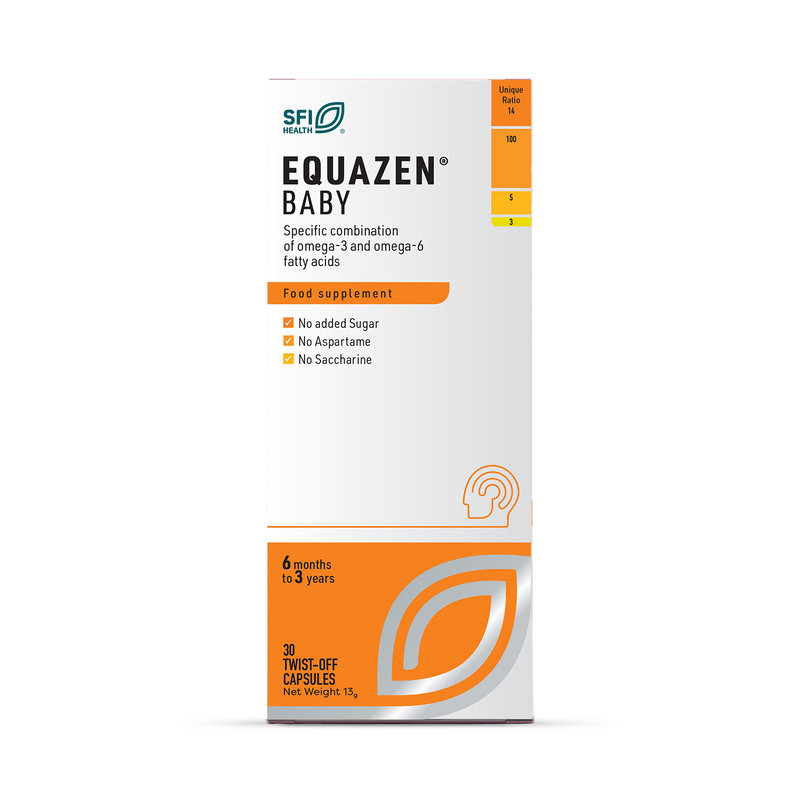 Equazen baby omega capsules Twist Off 30 capsules (British brand)