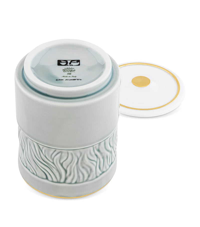 GINORI 1735 Il Seguace porcelain candle holder - British product