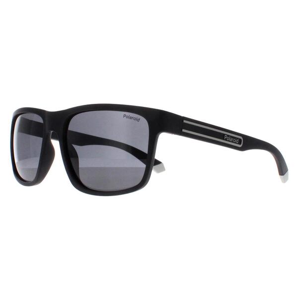 Polaroid men's polarized sunglasses black matte frame - British product