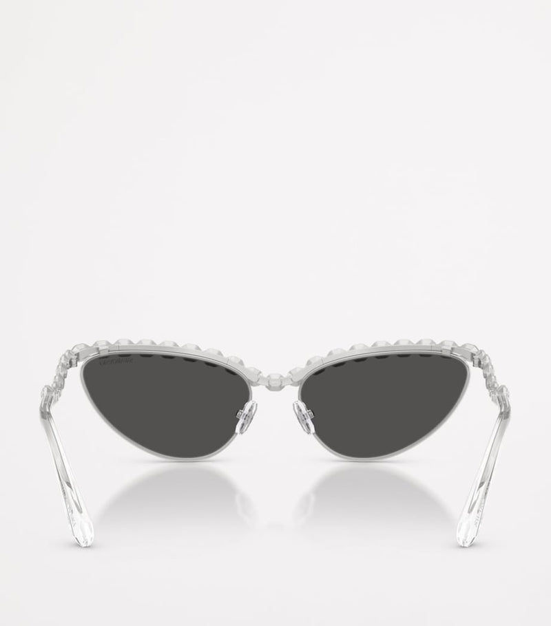 Swarovski metal cat eye sunglasses 0SK7030 (British brand)
