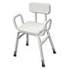 NRS Healthcare Malvern Stool With Arms & Padded Back GOODS Boots   