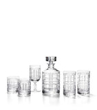 Ralph Lauren Hudson Plaid old-fashioned glasses set of two, imported from the UK