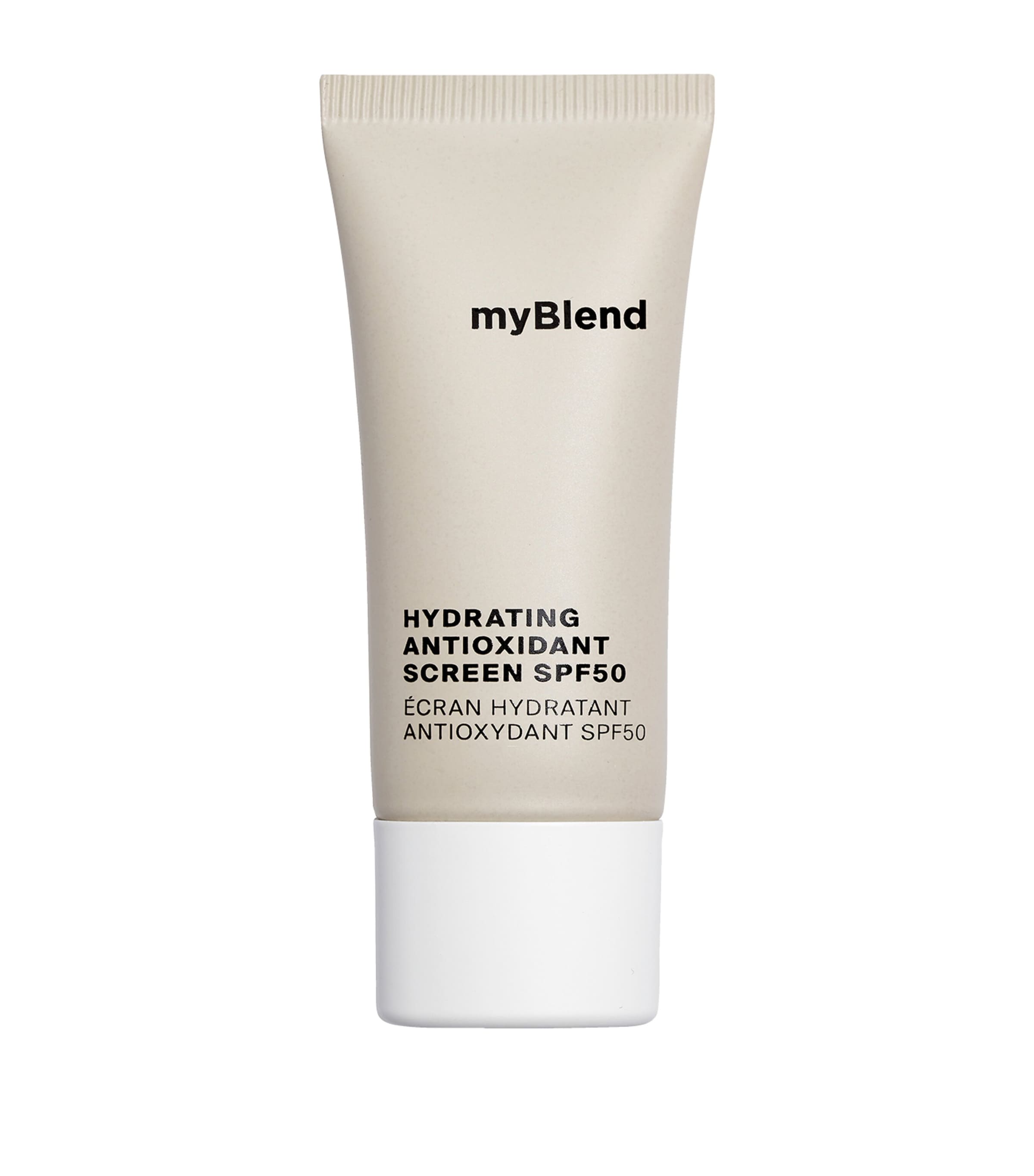 myBlend hydrating antioxidant sunscreen SPF50 face cream 30ml, imported from the UK