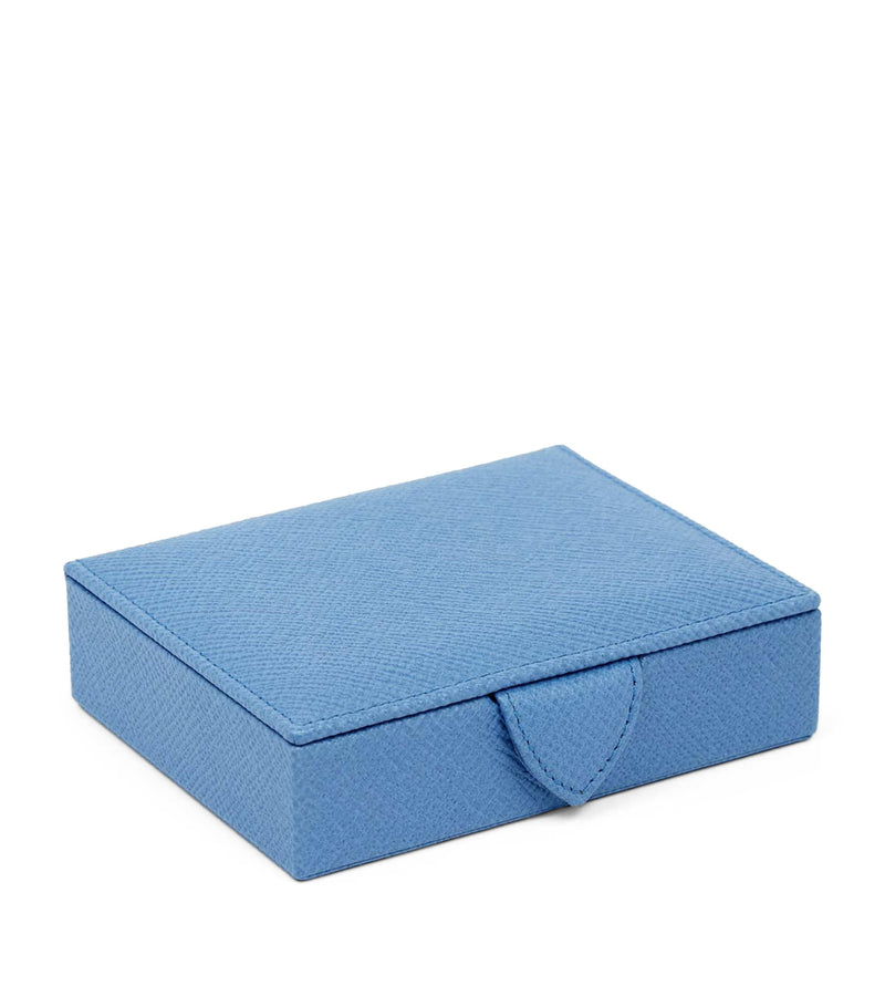 Smythson Small Panama Leather Jewellery Box (British brand)