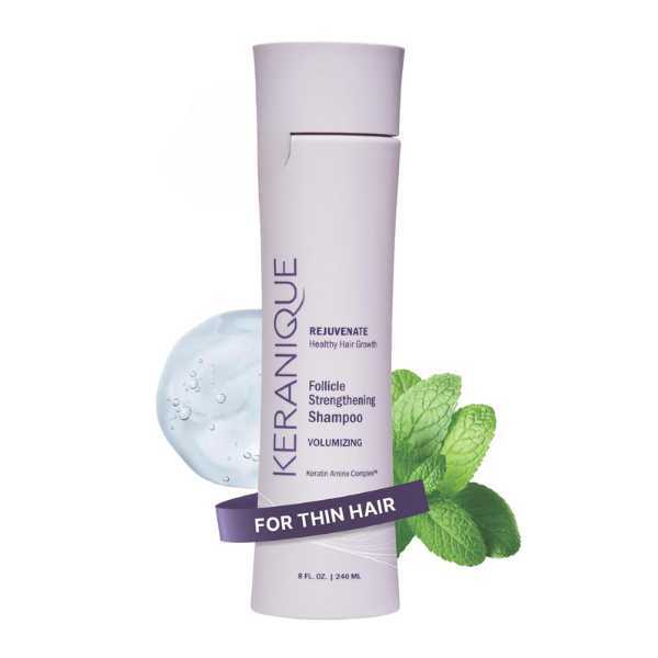 Keranique volumizing follicle strengthening shampoo 240ml (British brand)