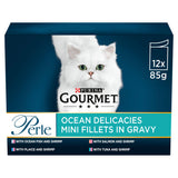 Gourmet Perle Cat Food Pouches Ocean Delicacies 12x85g Cat pouches & trays Sainsburys   