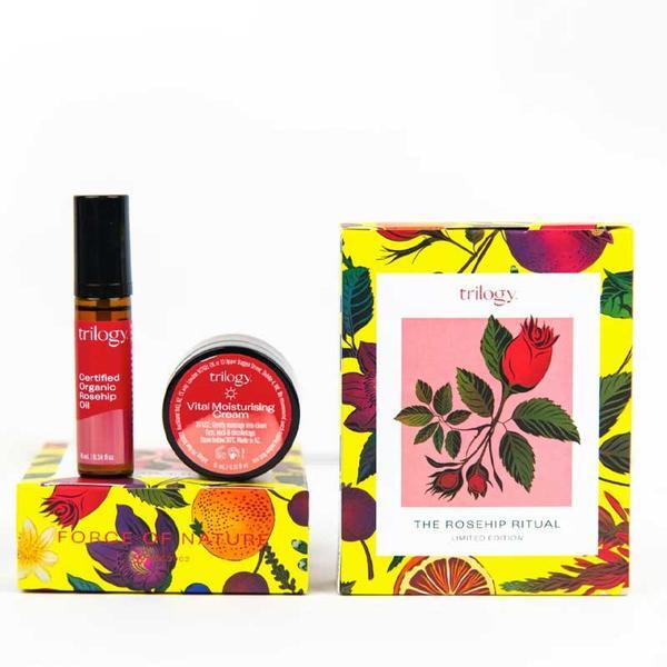 Trilogy Rosehip Ritual Set skincare gift set (British brand)