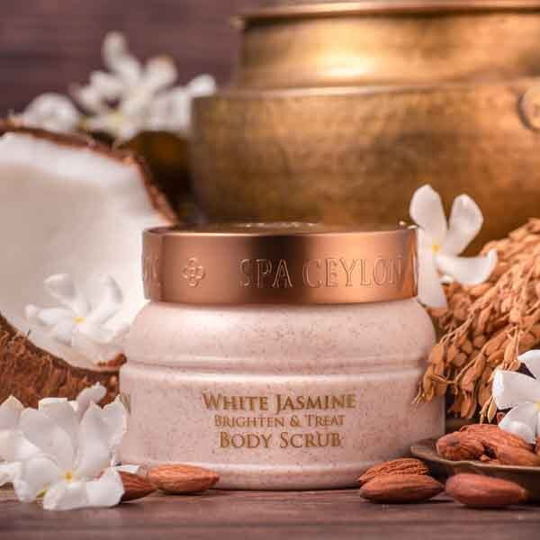 SPA CEYLON white jasmine body scrub 200g - British product