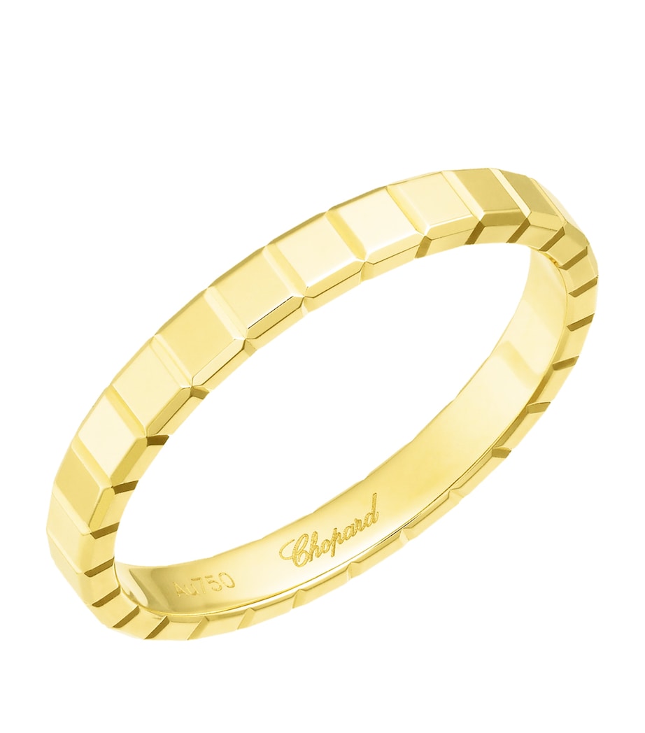 Chopard yellow gold Ice Cube ring 18kt - British product