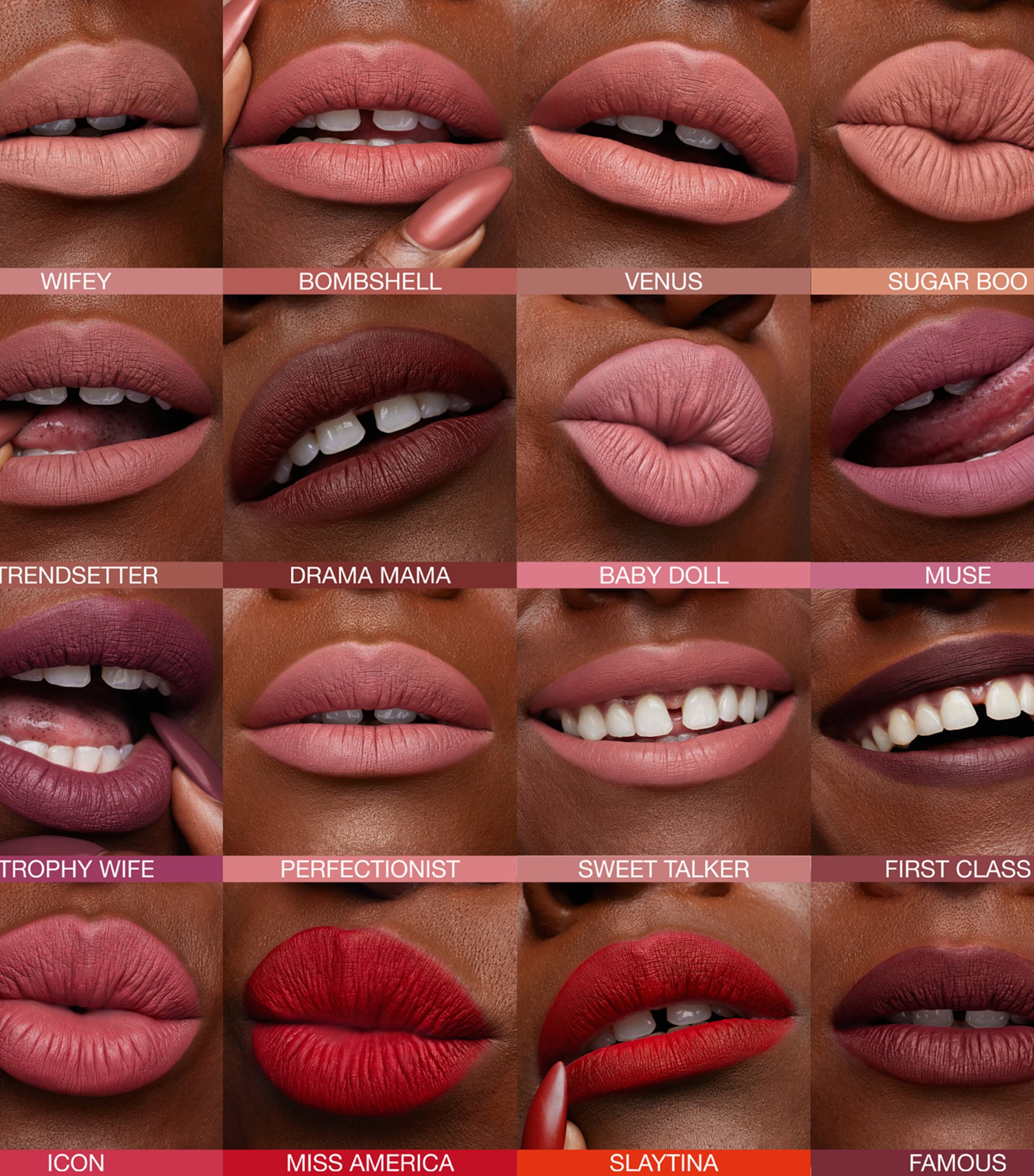Huda Beauty liquid matte transfer-proof lipstick, UK version