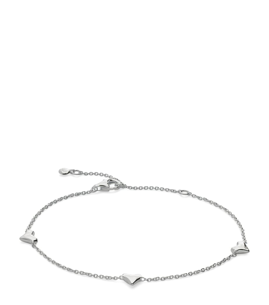 Monica Vinader heart station chain bracelet - British product