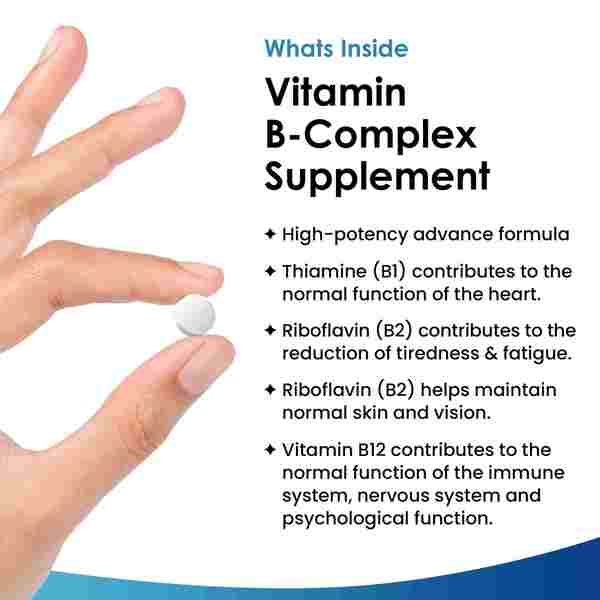 Vitamin B Complex - High Strength Tablets - All B Vitamins GOODS Superdrug   