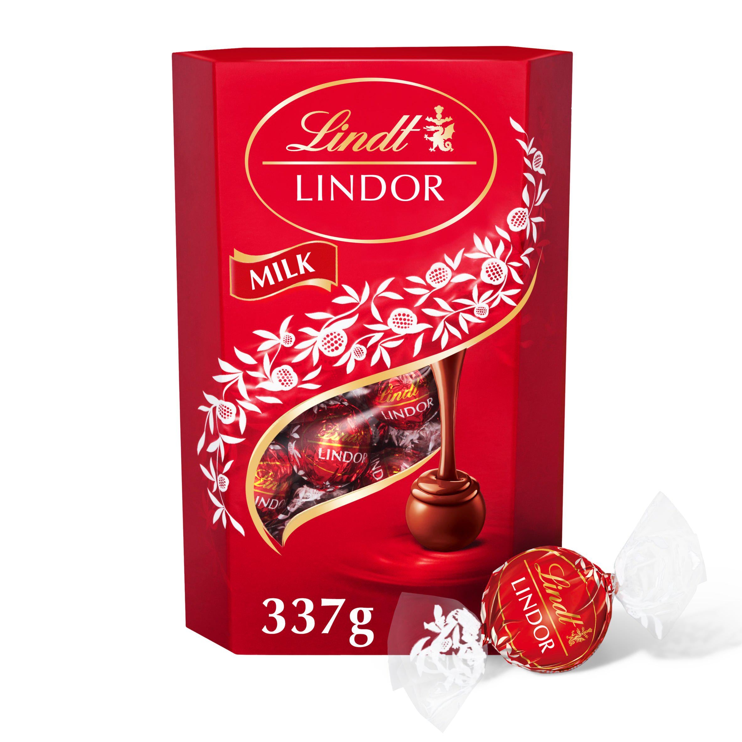 Lindt Lindor Milk Chocolate Truffles Box 337g GOODS Sainsburys   