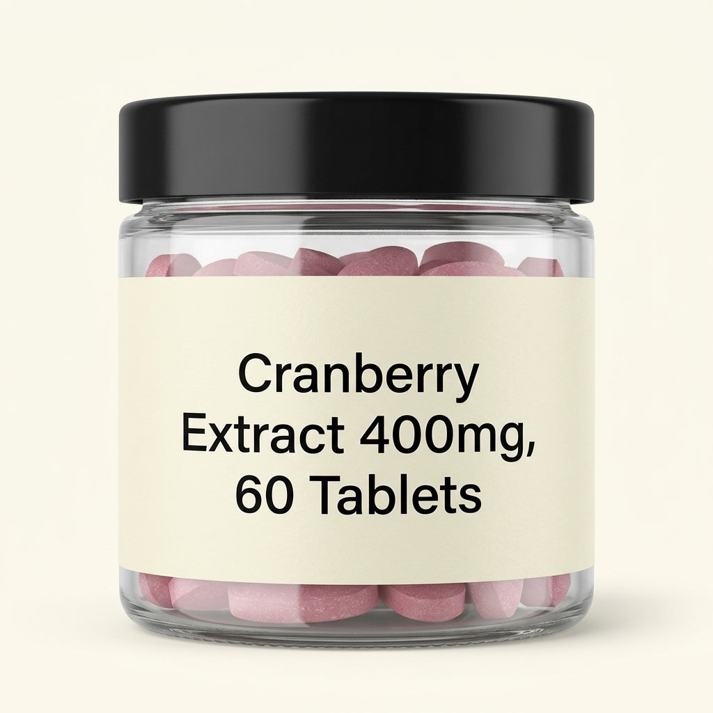 Holland & Barrett cranberry extract 400mg 60 tablets (British brand)