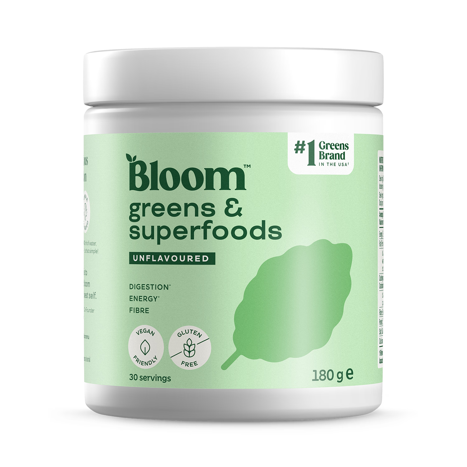 Bloom greens powder Original 180g, imported from the UK
