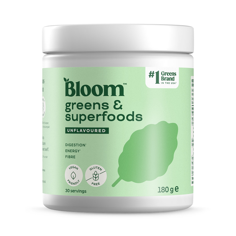 Bloom greens powder Original 180g, imported from the UK