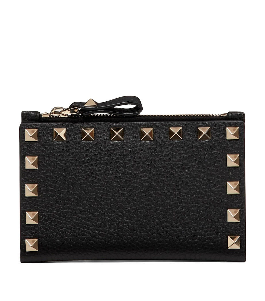 Valentino Garavani Rockstud coin and card holder (British brand)