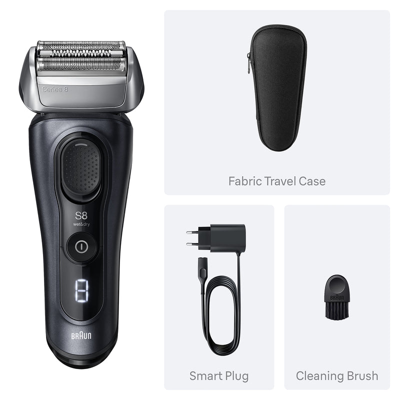 Braun Series 8 SensoAdapt electric shaver (British brand)