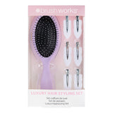 Brushworks Luxury Purple Hair Styling Set GOODS Superdrug   