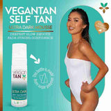 VeganTan Ultra Dark Self Tan Mousse 150ml (British brand)