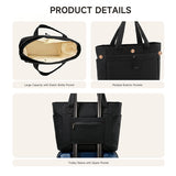 Livingandhome nylon tote bag with laptop compartment (British brand)