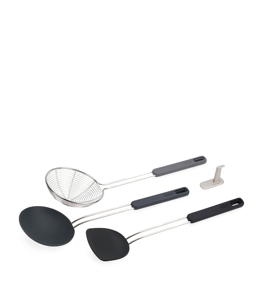 Joseph Joseph Nest Fusion 3-piece utensil set with hook, UK version