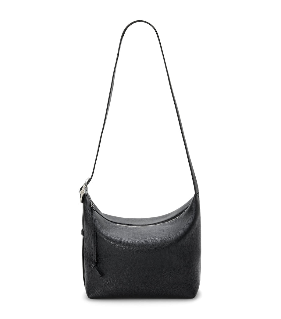 LOEWE mini Loop shoulder bag in leather, imported from the UK