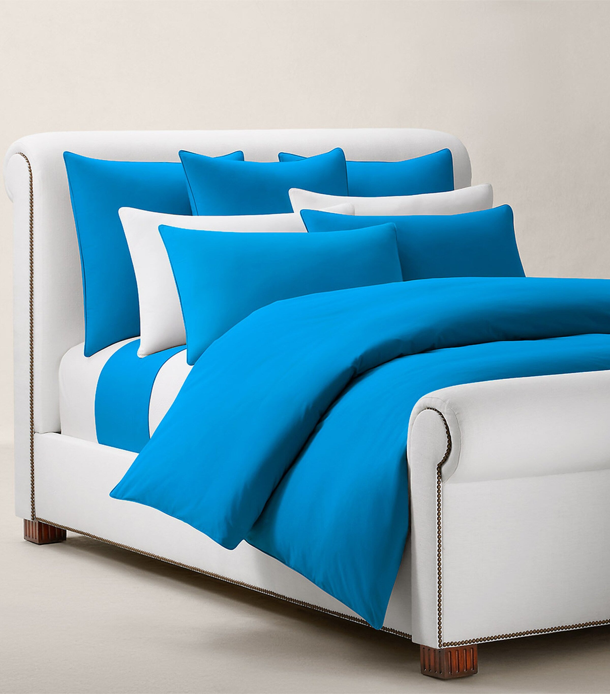 Ralph Lauren Home Cotton Polo Player Single Fitted Sheet 90cm x 200cm, imported from the UK