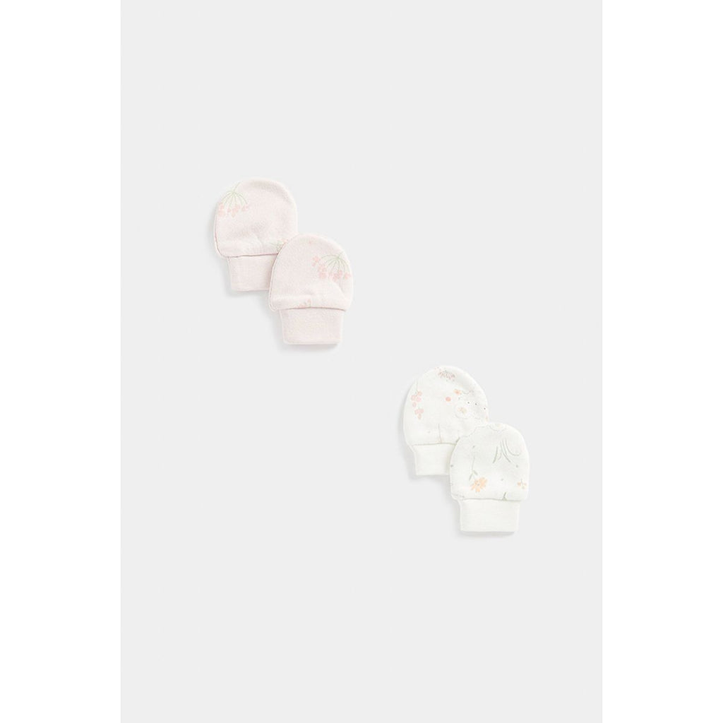 Mothercare My First Mouse Baby Mitts - 2 Pack