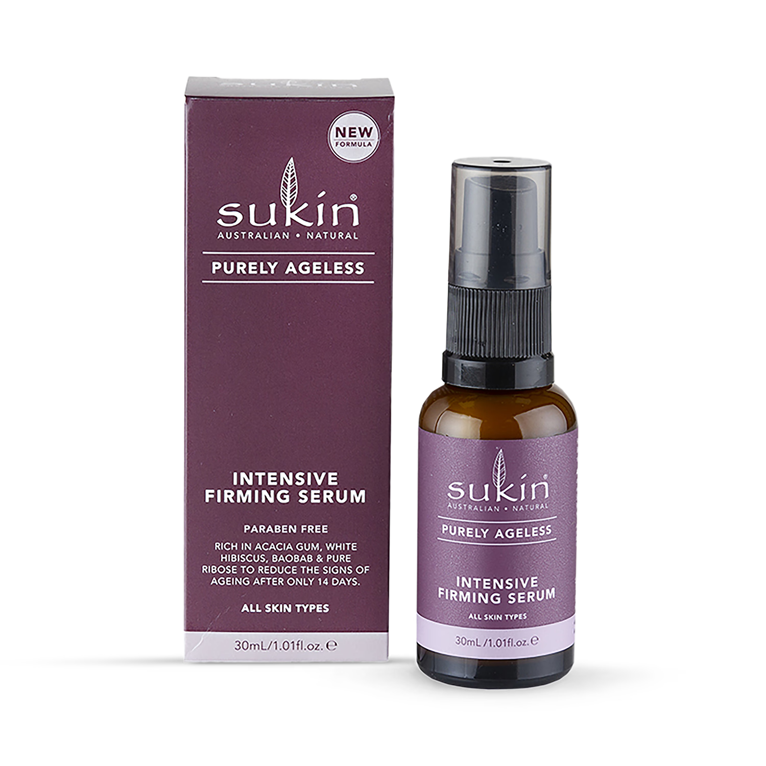 Sukin Purely Ageless Firming Serum 30ml for Skin (British brand)
