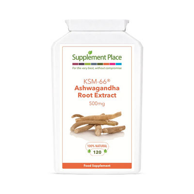 Holland & Barrett Supplement Place KSM-66 Ashwagandha Root Extract 500mg 120 Capsules- Buy online at McGrocer