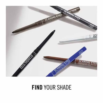Superdrug Rimmel Scandaleyes Vanntett Eye Definer Intens Svart Eyeliner- Kjøp online hos McGrocer