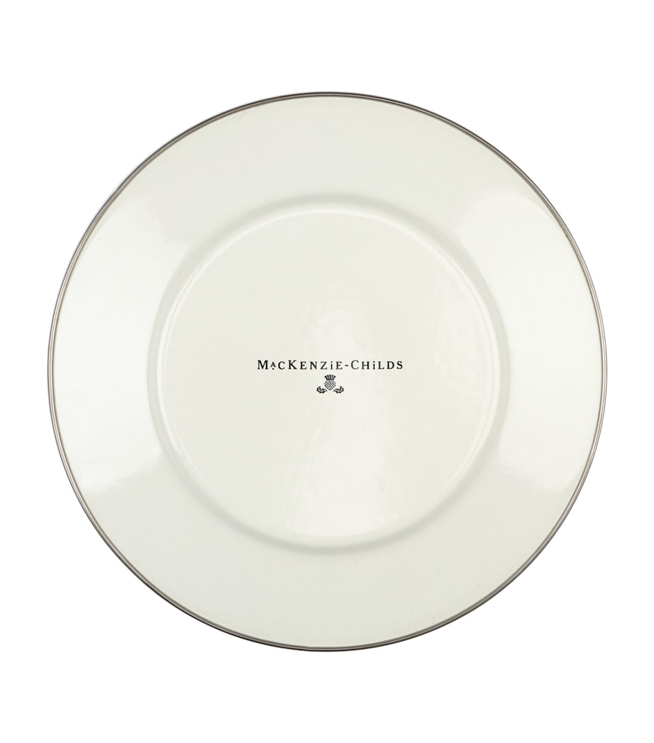 MacKenzie-Childs Courtly Check salad plate 20cm - British product