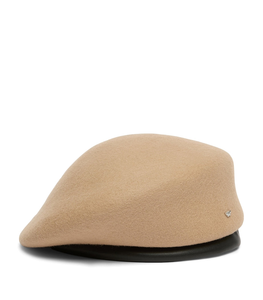 Weekend Max Mara structured wool beret (British brand)
