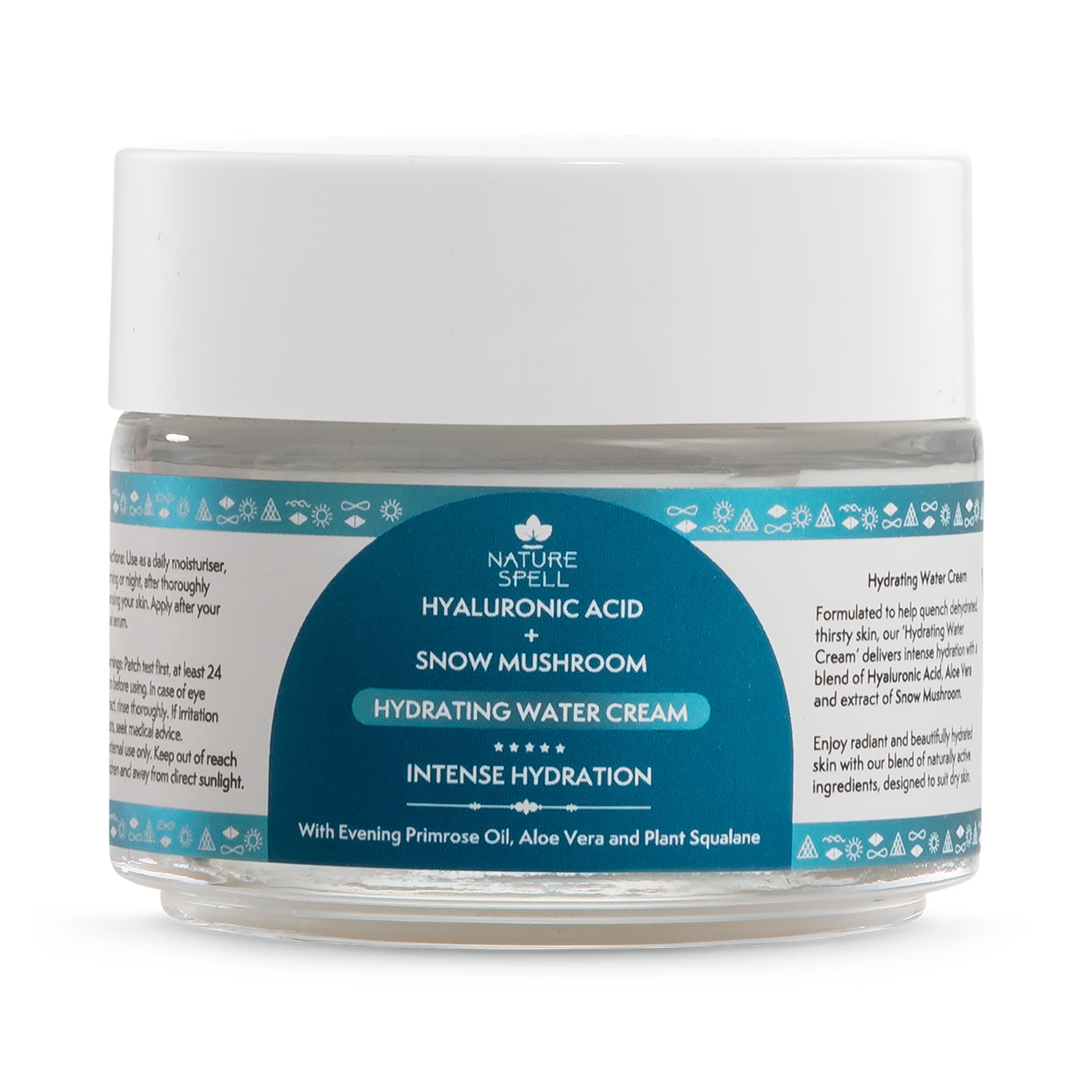 Nature Spell hydrating water cream with Hyaluronic Acid 100ml - British product