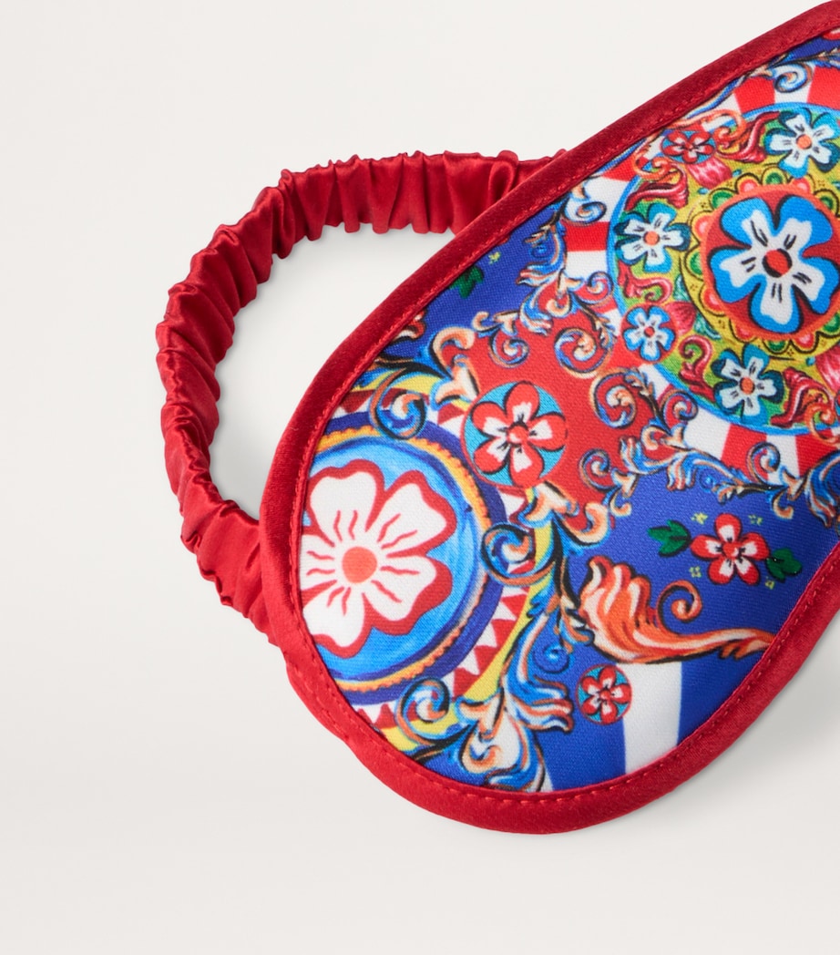 Dolce&Gabbana Casa Carretto travel set with sleep mask and slippers (British brand)