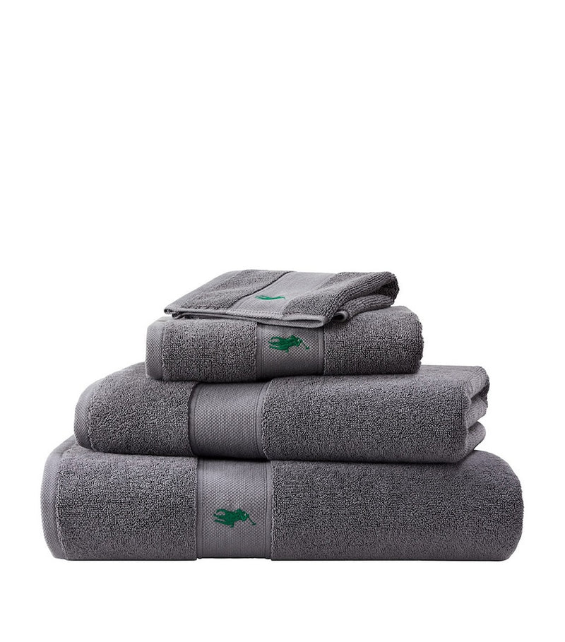 Ralph Lauren Polo Player bath sheet 90cm x 160cm, imported from the UK