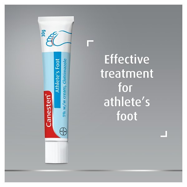 Canesten Athlete's Foot 1% w/w Cream 15g GOODS Superdrug   