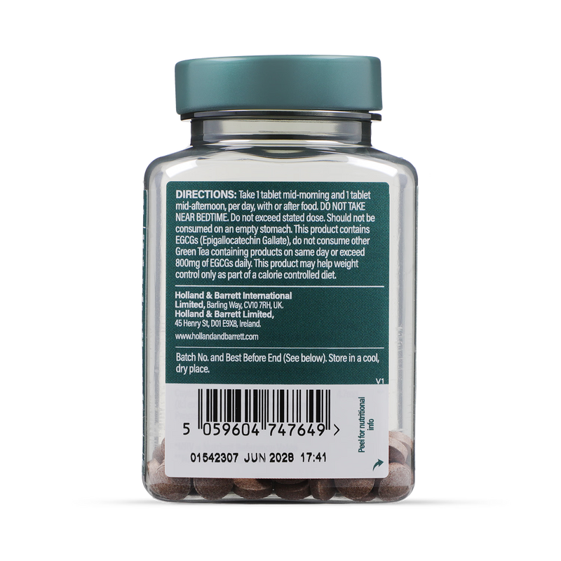 Holland & Barrett Fat Metaboliser Weight Tablets 60 Tablets, UK version