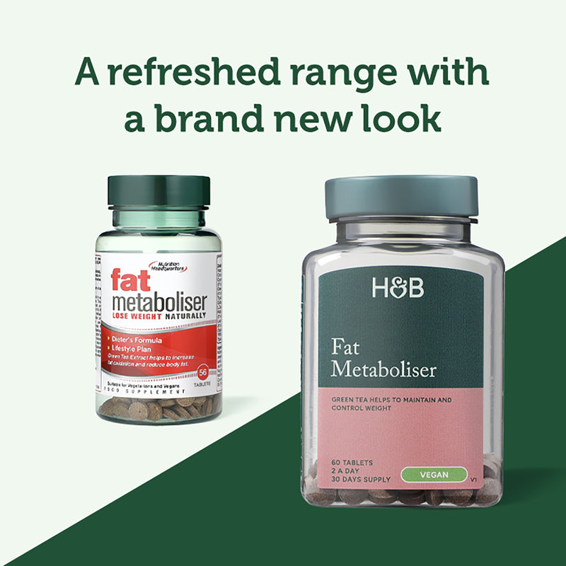 Holland & Barrett Fat Metaboliser Weight Tablets 60 Tablets, UK version