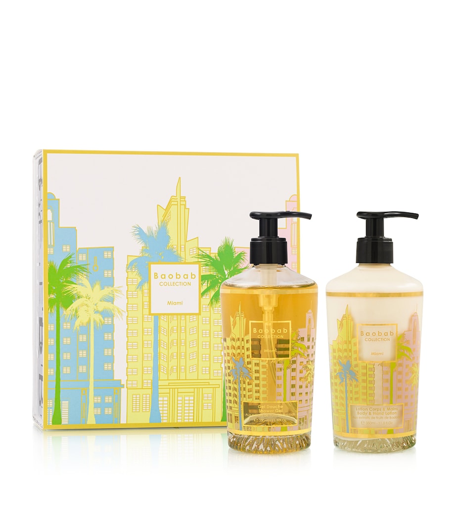 Baobab Collection Miami gift set shower gel and body cream 350ml, UK version