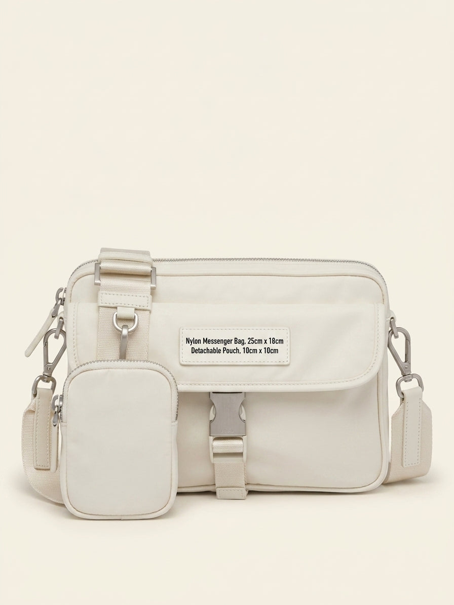 Prada Re-Nylon leather and nylon shoulder bag, UK version