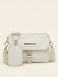 Prada Re-Nylon leather and nylon shoulder bag, UK version