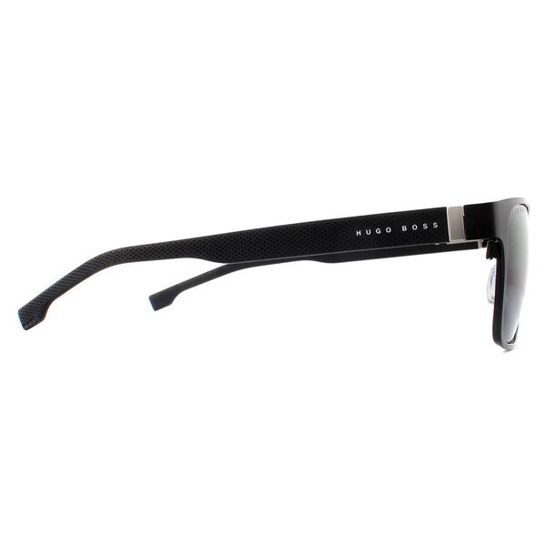 Hugo Boss men's sunglasses 1038/S black grey lenses - British product