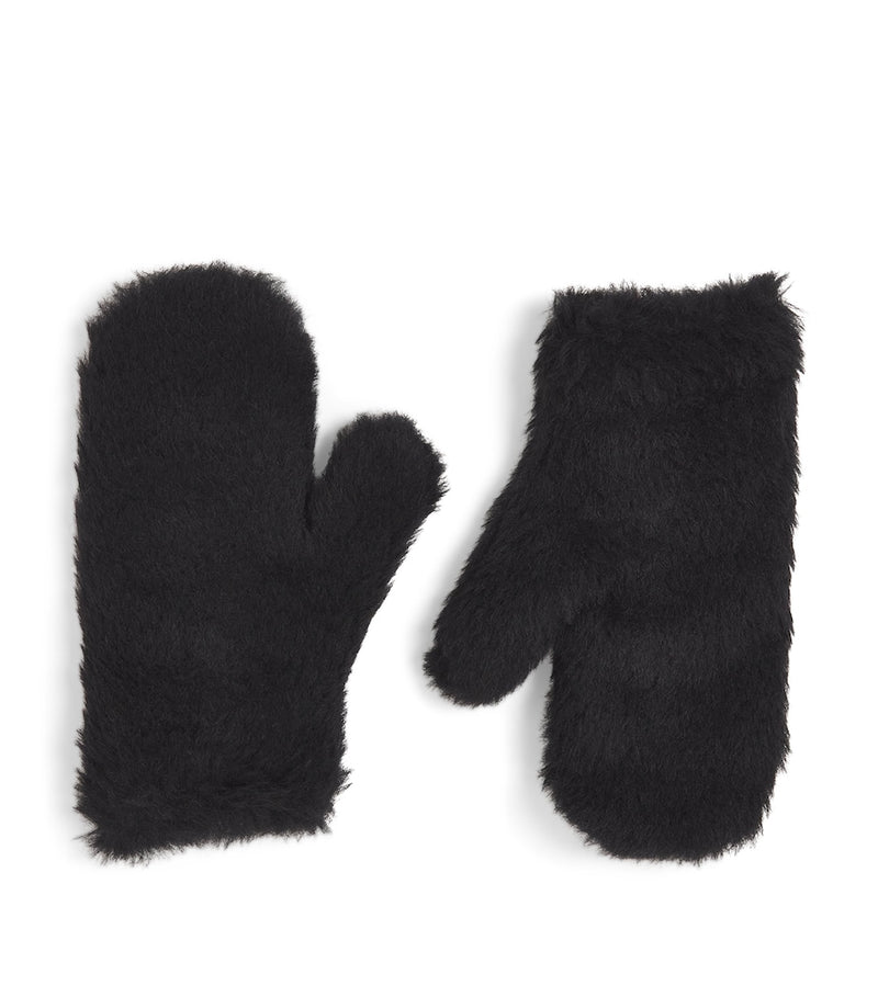 Max Mara alpaca wool silk blend gloves (British brand)