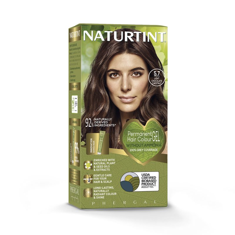 Naturtint permanent hair colour Light Chocolate Chestnut - British product