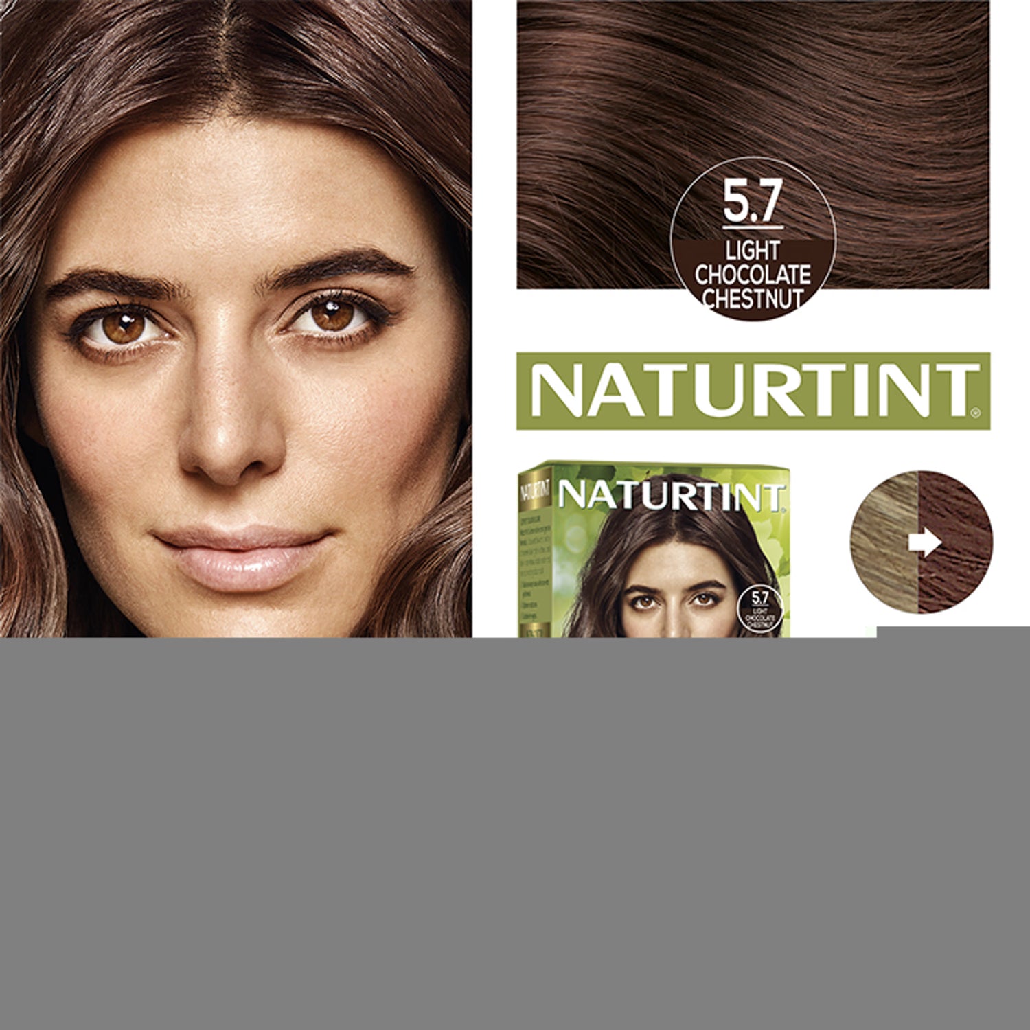 Naturtint permanent hair colour Light Chocolate Chestnut - British product